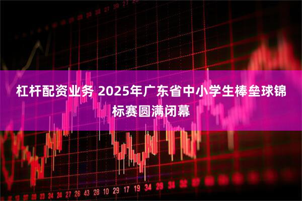 杠杆配资业务 2025年广东省中小学生棒垒球锦标赛圆满闭幕