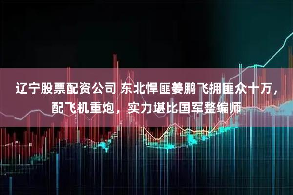 辽宁股票配资公司 东北悍匪姜鹏飞拥匪众十万，配飞机重炮，实力堪比国军整编师
